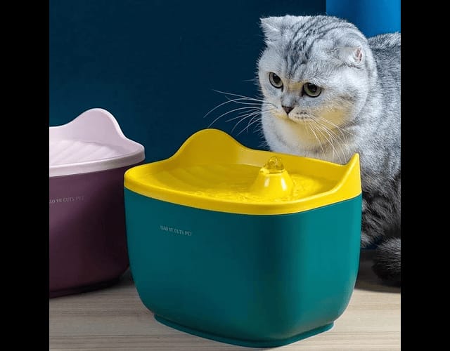 Bebedero Eléctrico Para Perros Y Gatos Fuente Agua Mascotas