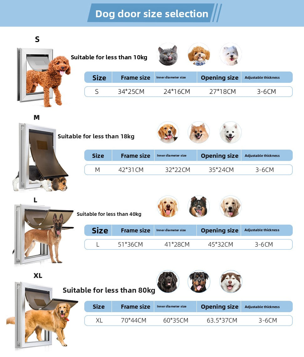 Puerta Abatible Para Perro Gato Mascota Zooko