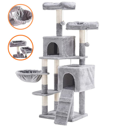 Rascador Para Gatos Torre Skypaws Camas, Refugio Marca Zooko