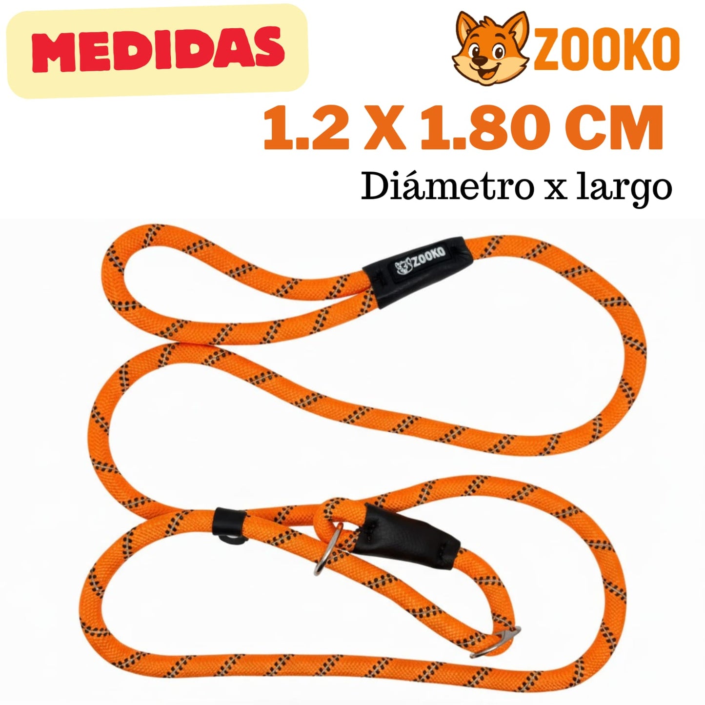 Correa Slip Leash Antitirones Correa Y Collar Perros Zooko