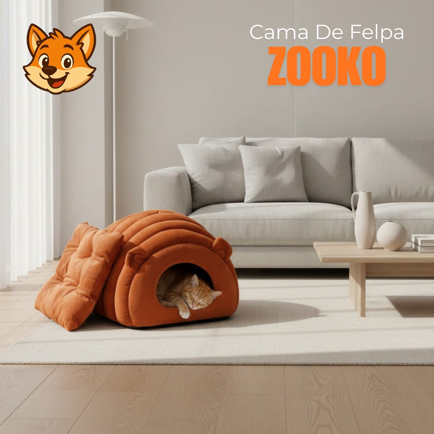 Cama Iglu Para Gatos Cama Perros Casas Mascotas Marca Zooko