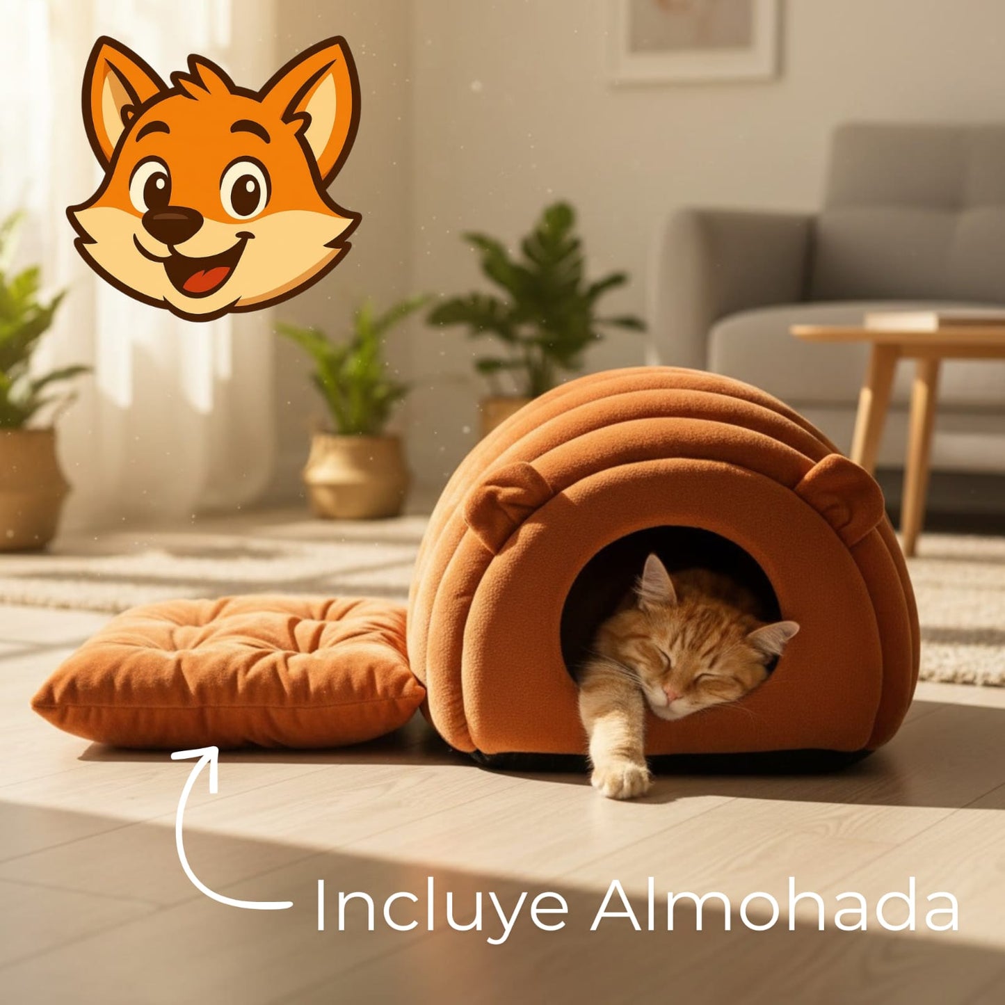Cama Iglu Para Gatos Cama Perros Casas Mascotas Marca Zooko