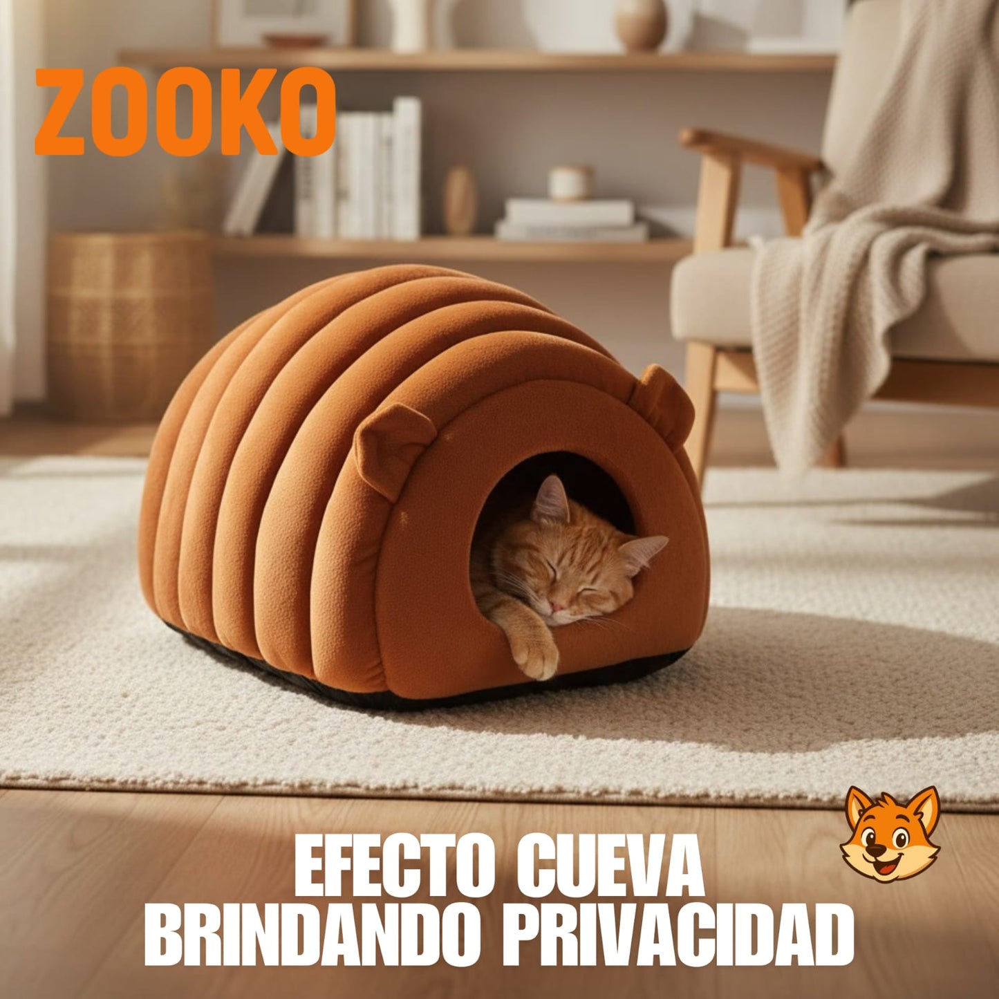 Cama Iglu Para Gatos Cama Perros Casas Mascotas Marca Zooko