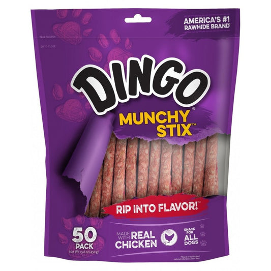 Snack Para Perros Dingo Munchy Stix 50un