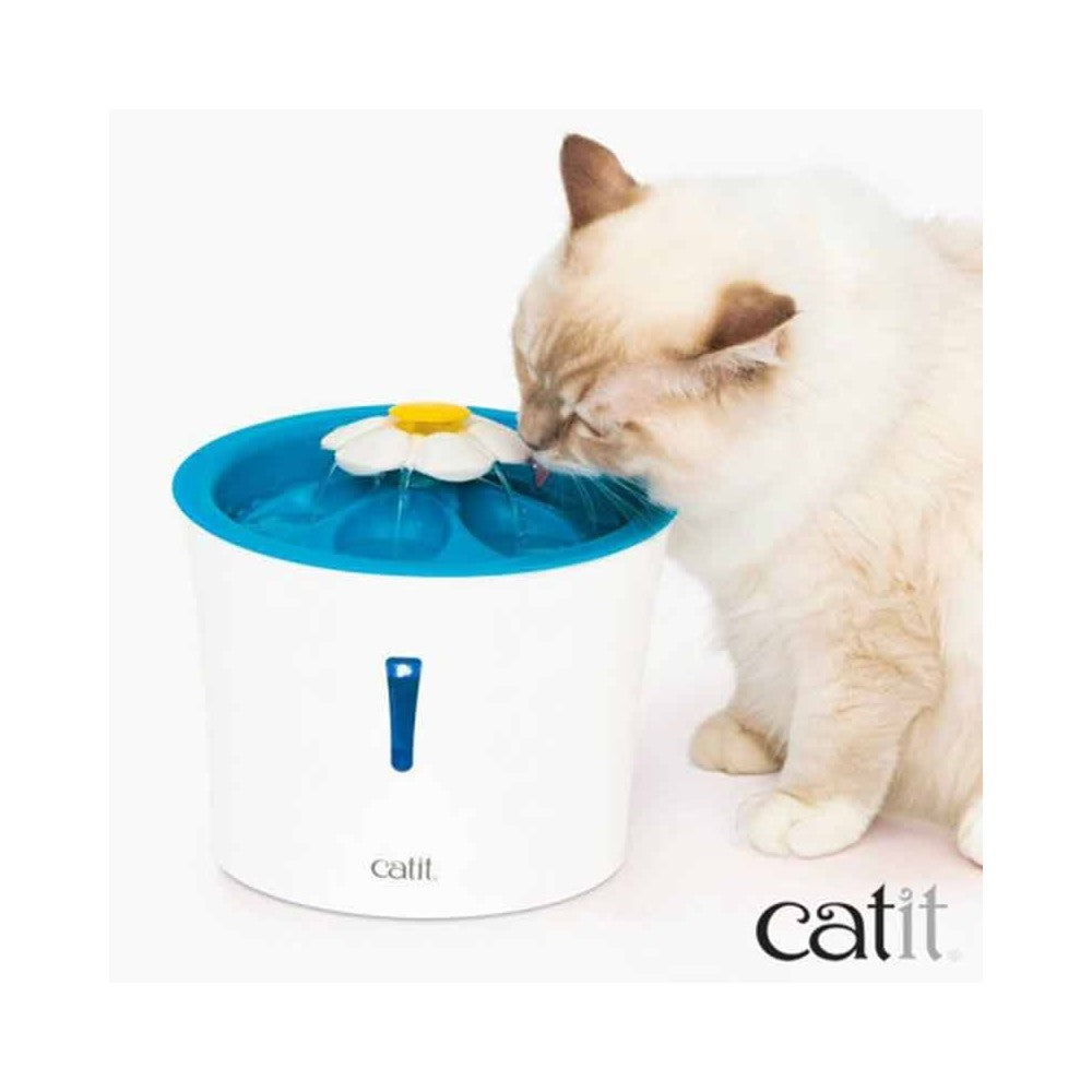 Cat It Fuente Bebedera Flor Con Luces Led 3 Litros Para Gato