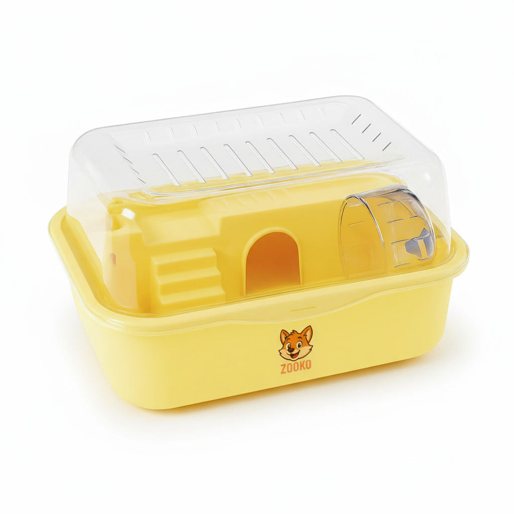 Jaula Acrílica Zooko Para Hámster, Cuy, Erizo, Mascotas