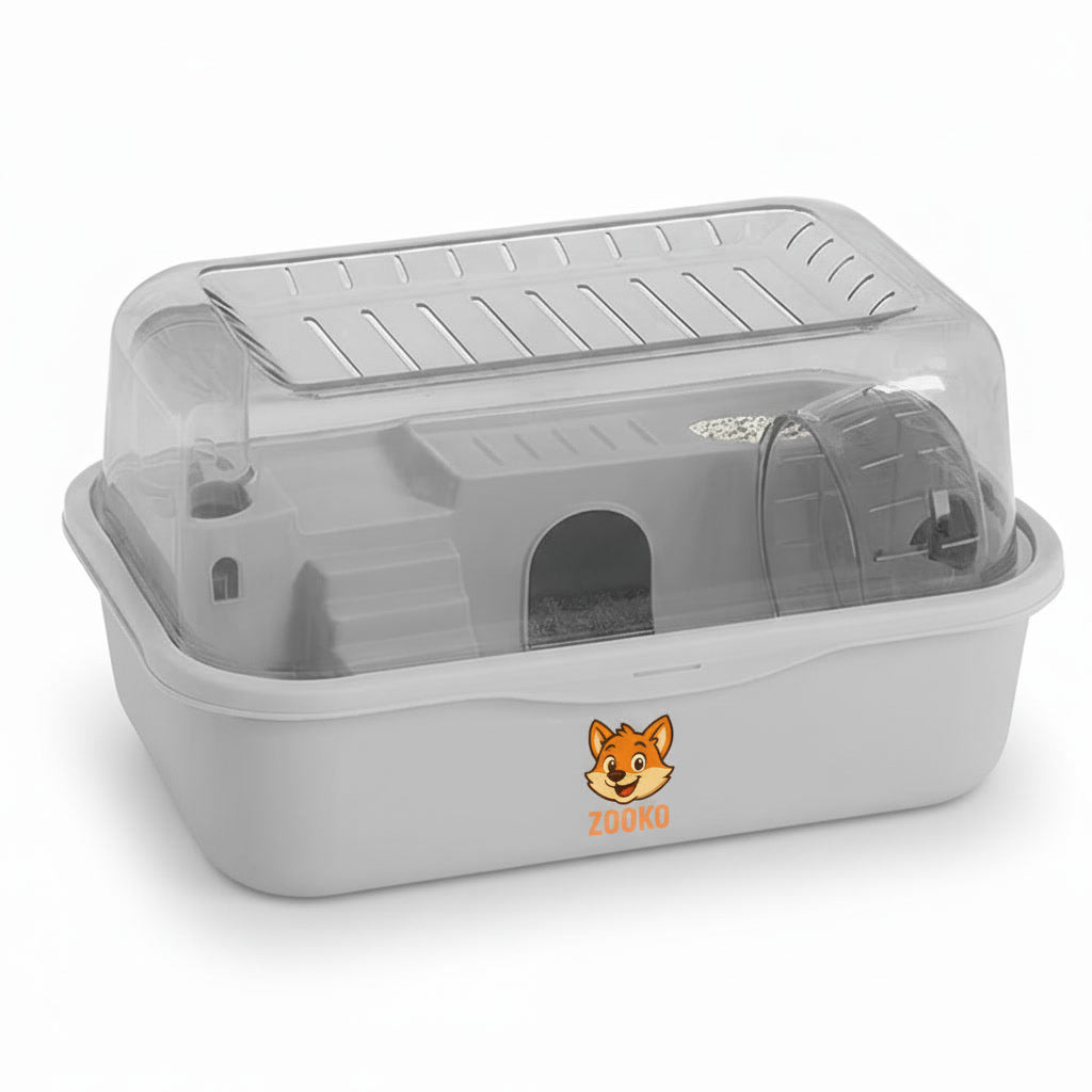 Jaula Acrílica Zooko Para Hámster, Cuy, Erizo, Mascotas