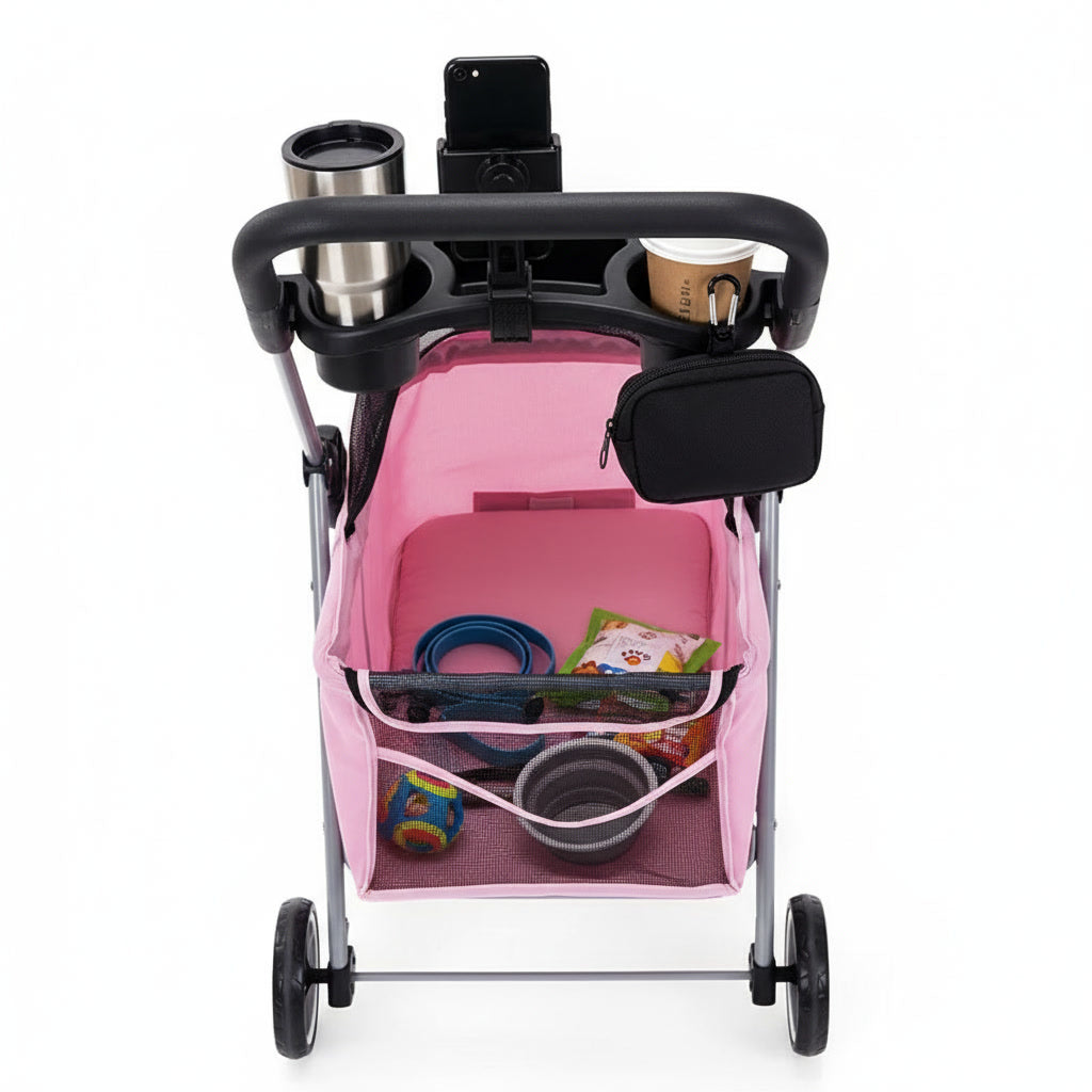 Coche Para Mascotas Cochecito Plegable Perros Y Gatos Zooko