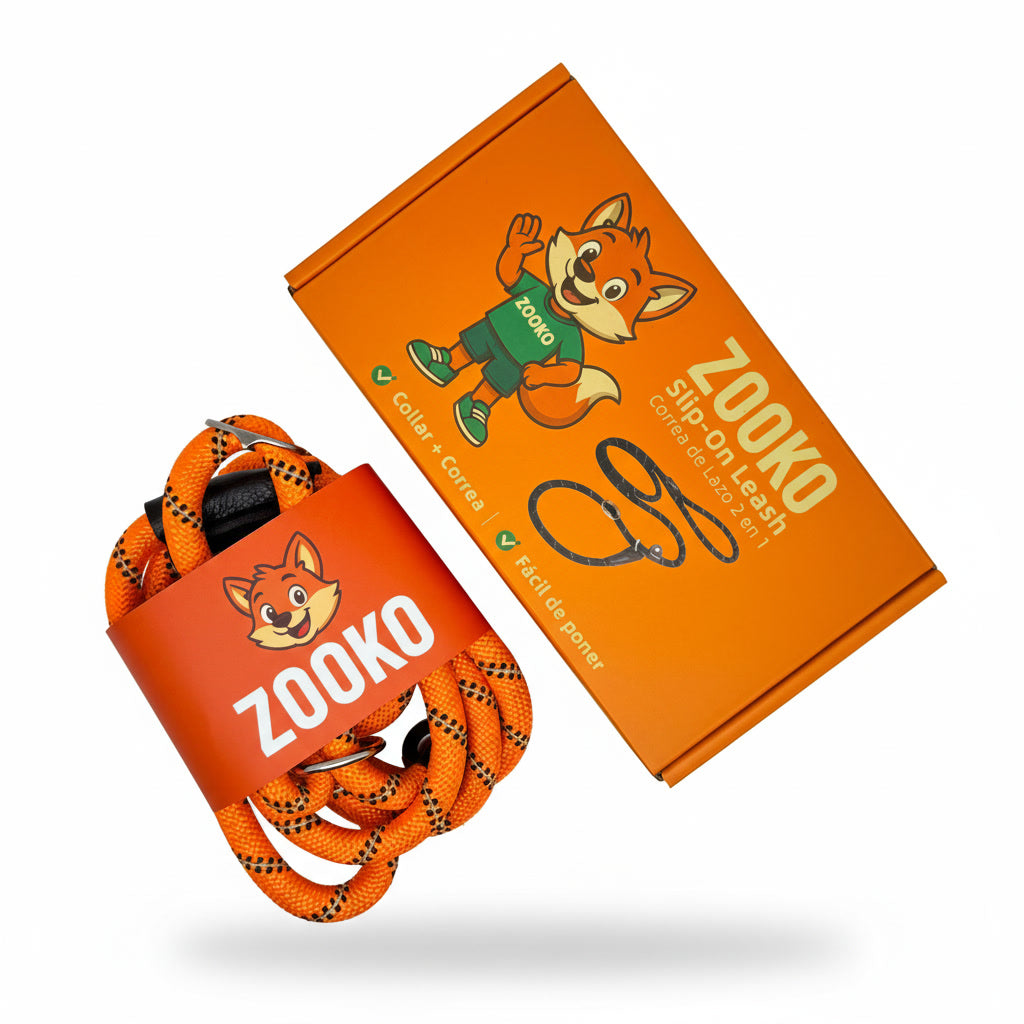 Correa Slip Leash Antitirones Correa Y Collar Perros Zooko