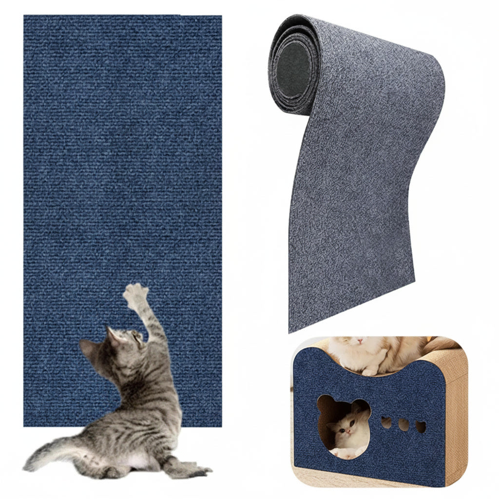 Rollo Tapete Rascador Gatos Protector Sofá Adhesivo 60x100cm