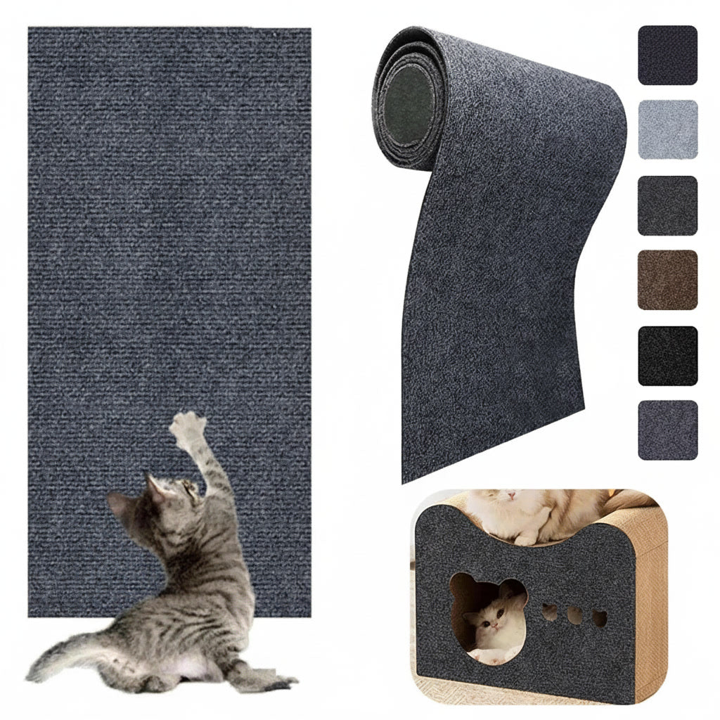Rollo Tapete Rascador Gatos Protector Sofá Adhesivo 60x100cm