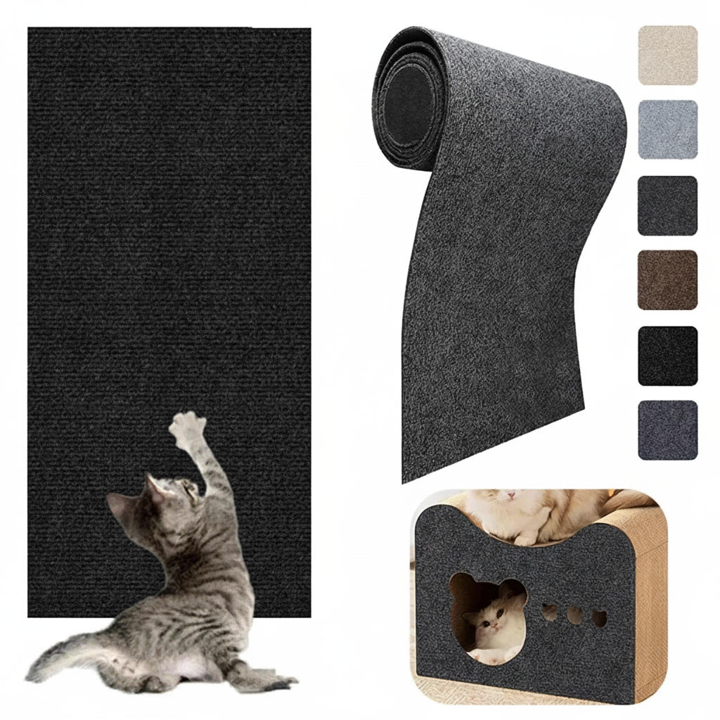 Rollo Tapete Rascador Gatos Protector Sofá Adhesivo 60x100cm