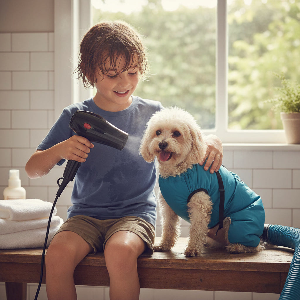 Saco Secador Portátil Para Perros Mascotas